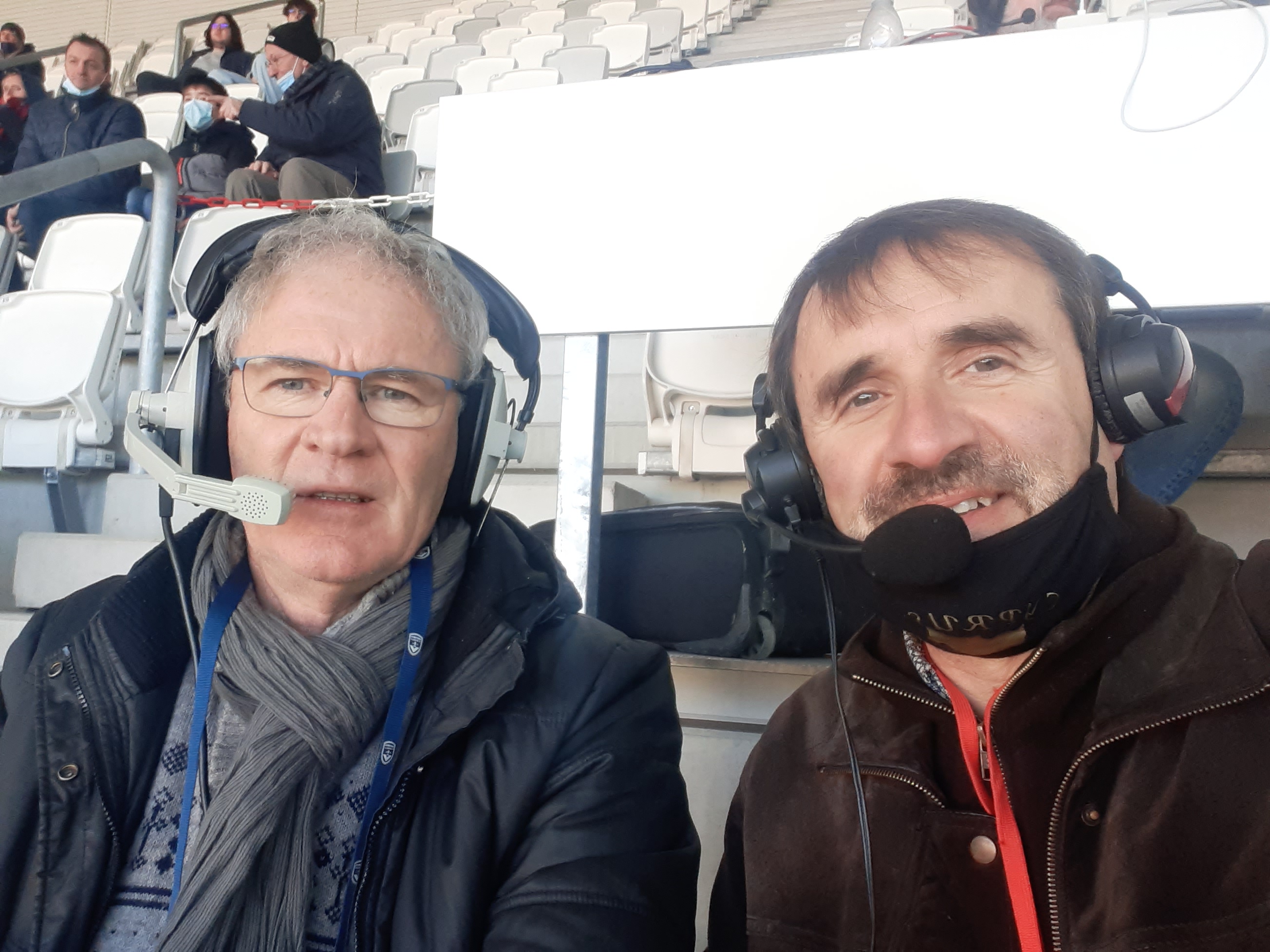 Girondins de Bordeaux Football Strasbourg (23 Janvier 2022) Michel LE BLAYO et Christophe MONZIE.jpg (1.08 MB)