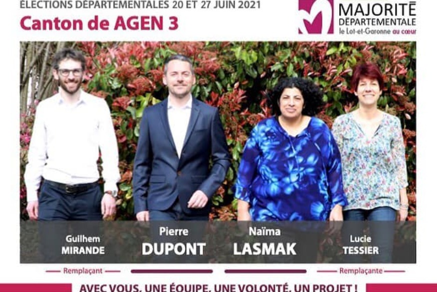 Départementales : mission "Agen 3" pour Pierre Dupont et Naïma Lasmak