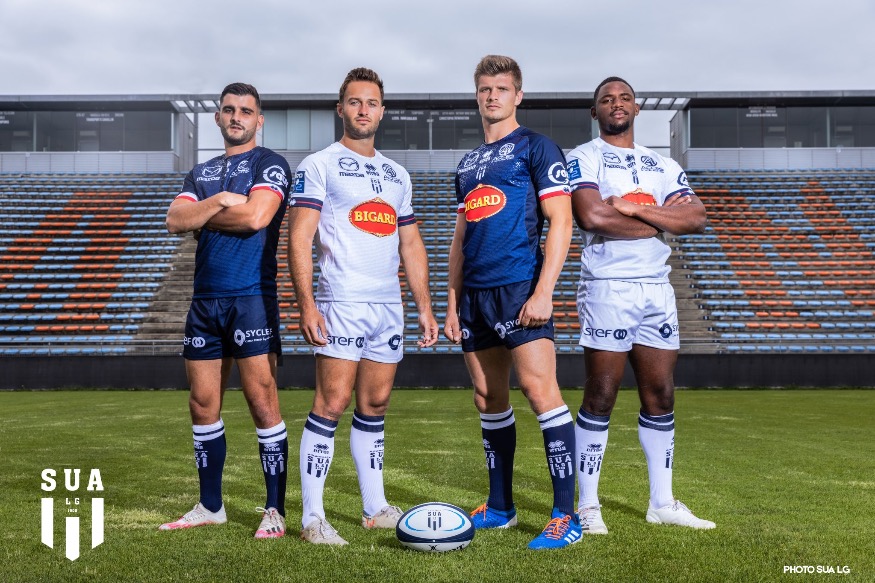 Rugby (Pro D2) : le SU Agen dévoile ses maillots pour la saison 2021-2022