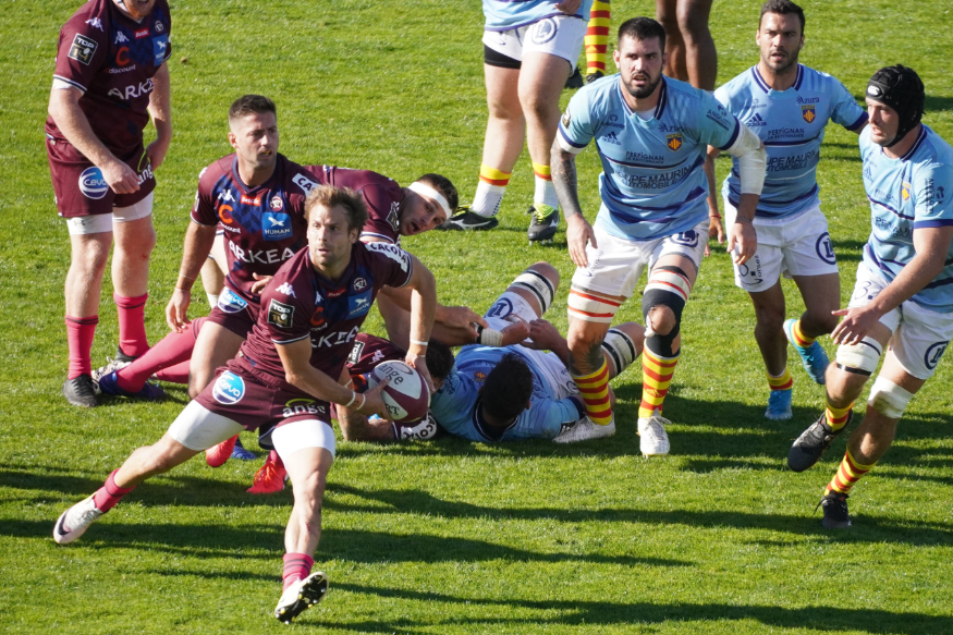 Rugby (8e journée - Top 14) : l’UBB s’impose avec le bonus face à Perpignan (39-13)