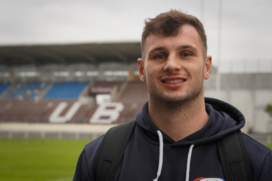 Rugby (UBB - Top 14) | Bastien Vergnes-Taillefer : "J'essaye de profiter du temps de jeu qu'on me donne et de le rendre sur le terrain"