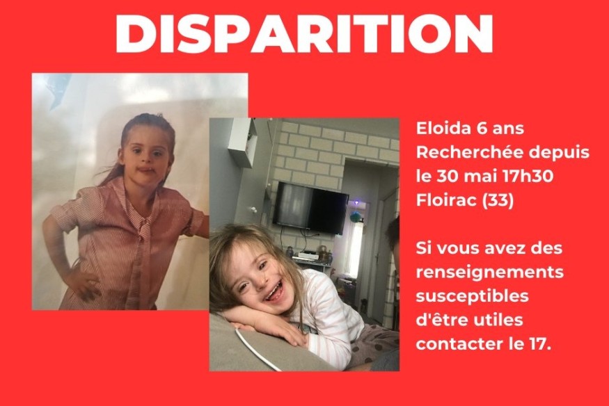 Floirac : une fillette de 6 ans portée disparue depuis hier soir vient d'être retrouvée